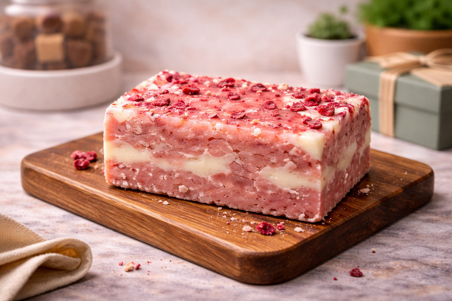 Raspberry white chocolate